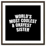 World's most coolest and okayest sister thumbnail