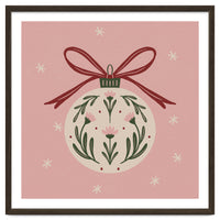 Christmas Flower Globe