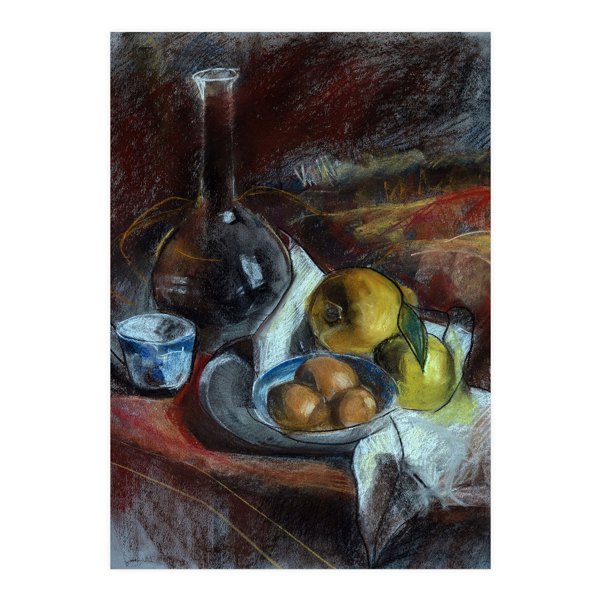 Eggs and Juicy fruits (Print Only)