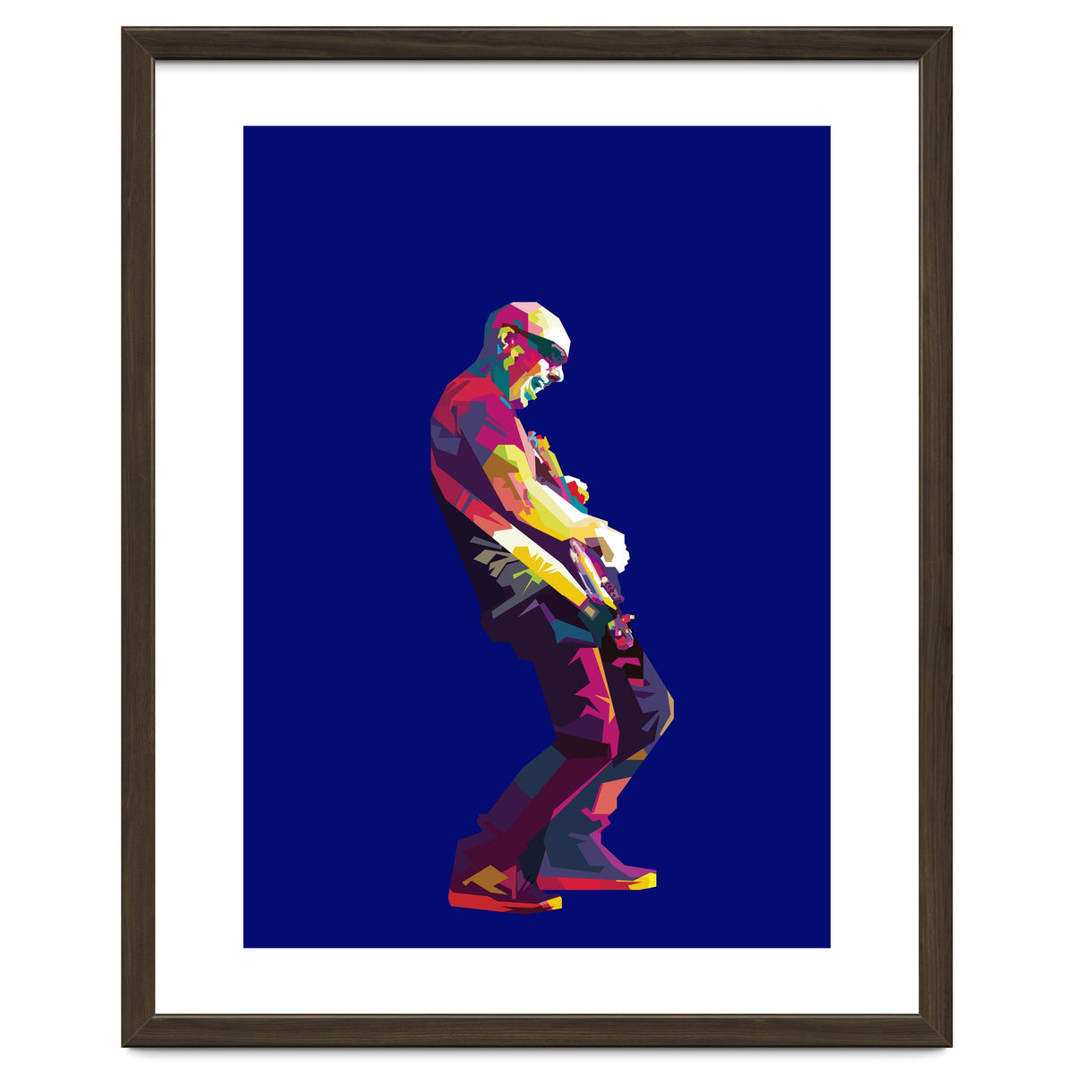 Joe Satriani Rock Guiatist Pop Art WPAP