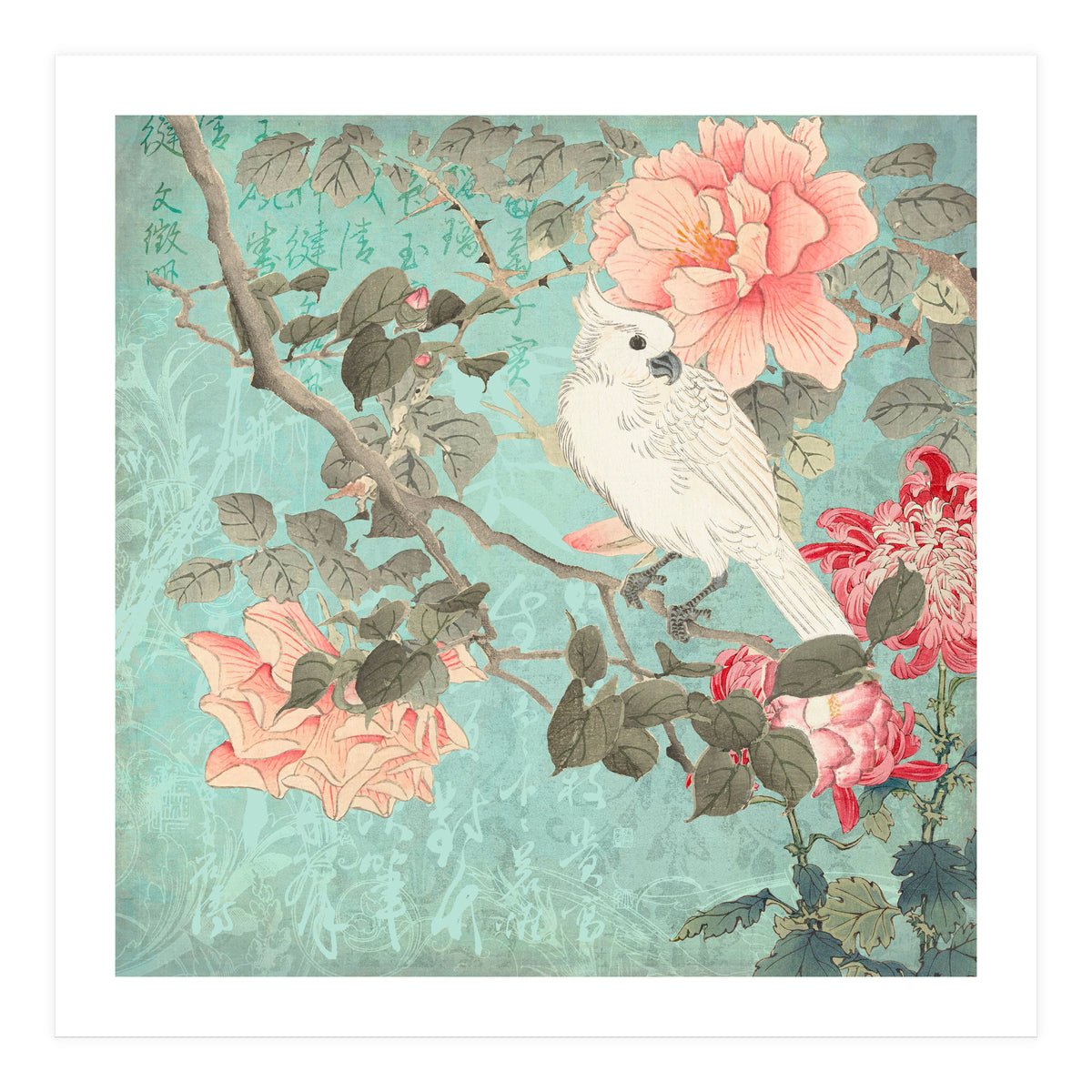 Chinese Cockatoo Garden (Print Only)