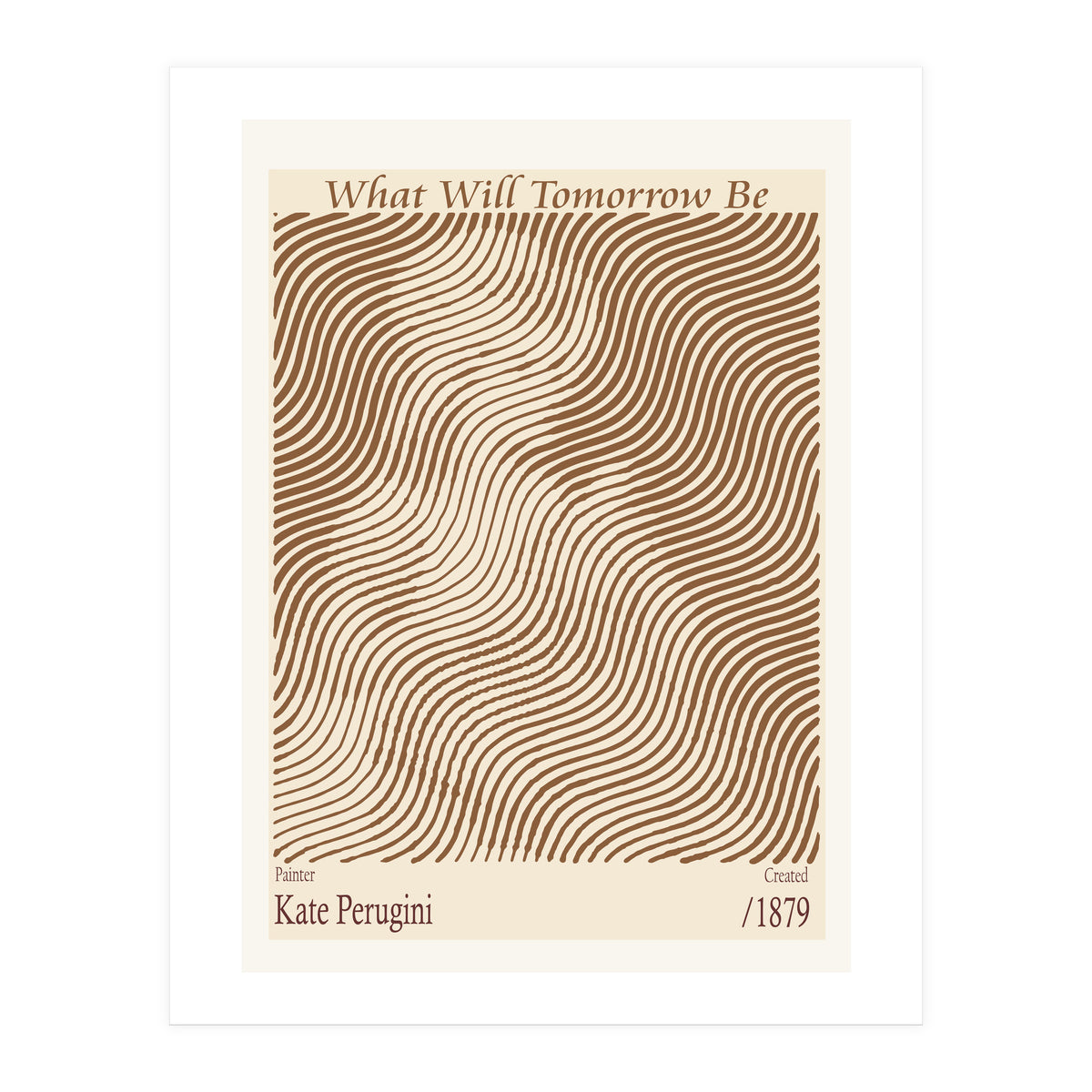 What Will Tomorrow Be – Kate Perugini (1879) (Print Only)