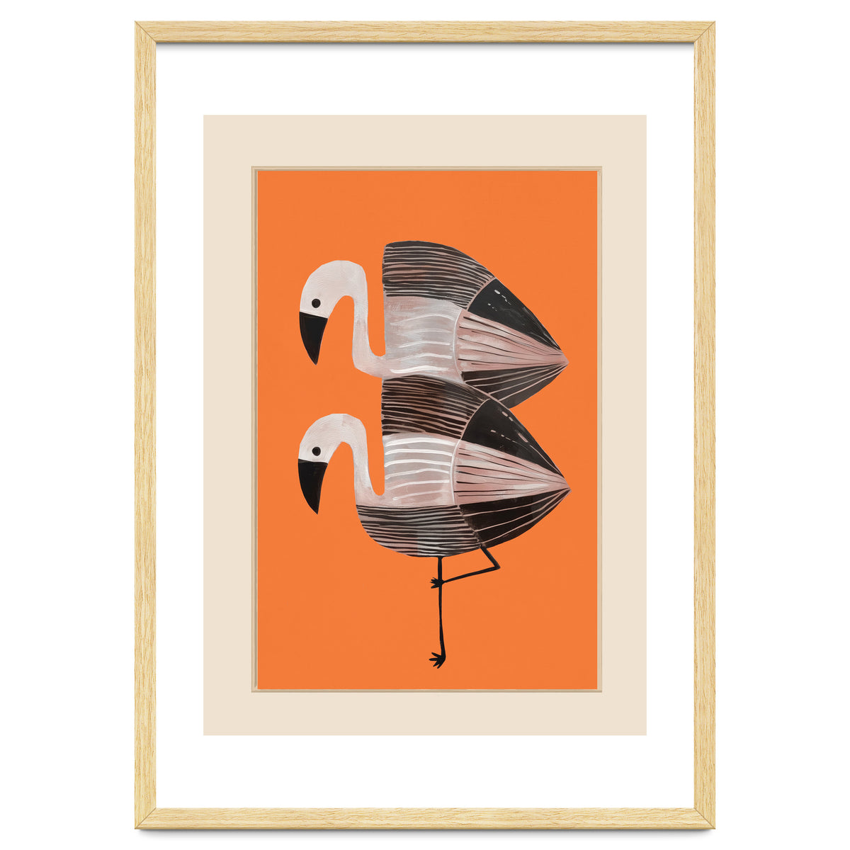 Tangerine Flamingos