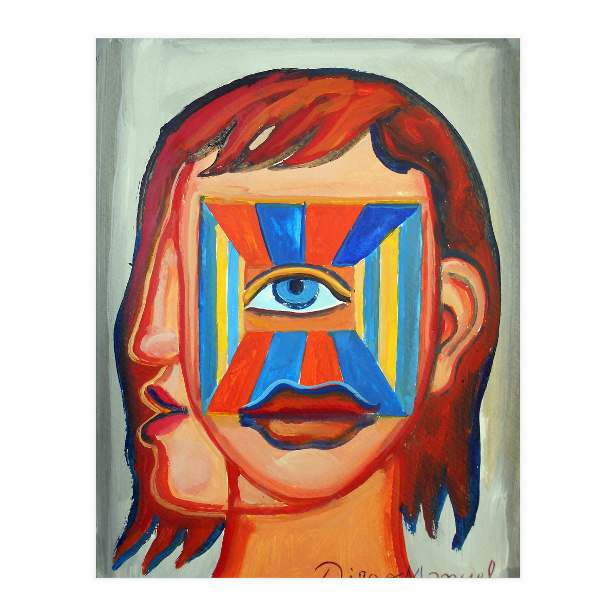 Cabeza De Mujer 9 (Print Only)