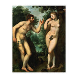 Peter Paul Rubens / 'Adam and Eve', c. 1597, Oil on panel, 180 x 158 cm. Pieter Paul Rubens. (Print Only) thumbnail