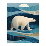 Polar Bear In The Blue Arctic (Print Only) thumbnail