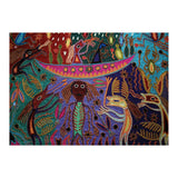 Mexico.Mexico city.National Museum of Anthropology. Huichol art. (Print Only) thumbnail