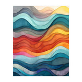 Abstract Layered Wave Landscape (Print Only) thumbnail