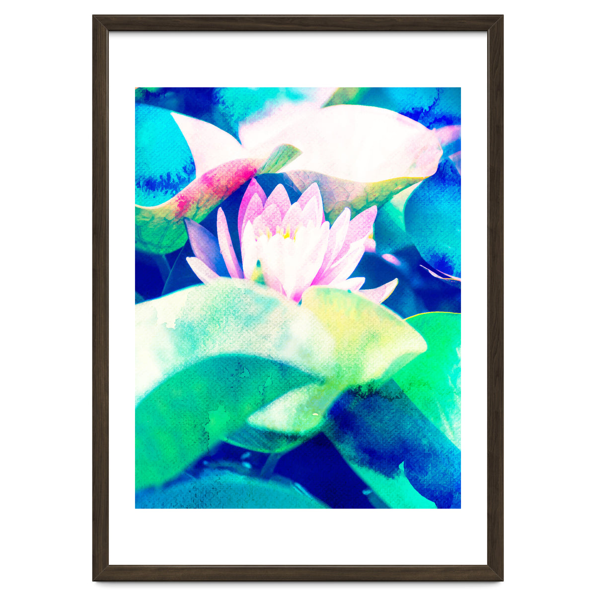 Watercolor Lotus