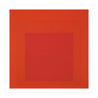 JOSEF ALBERS - HOMAGE TO THE SQUARE RED (Print Only)