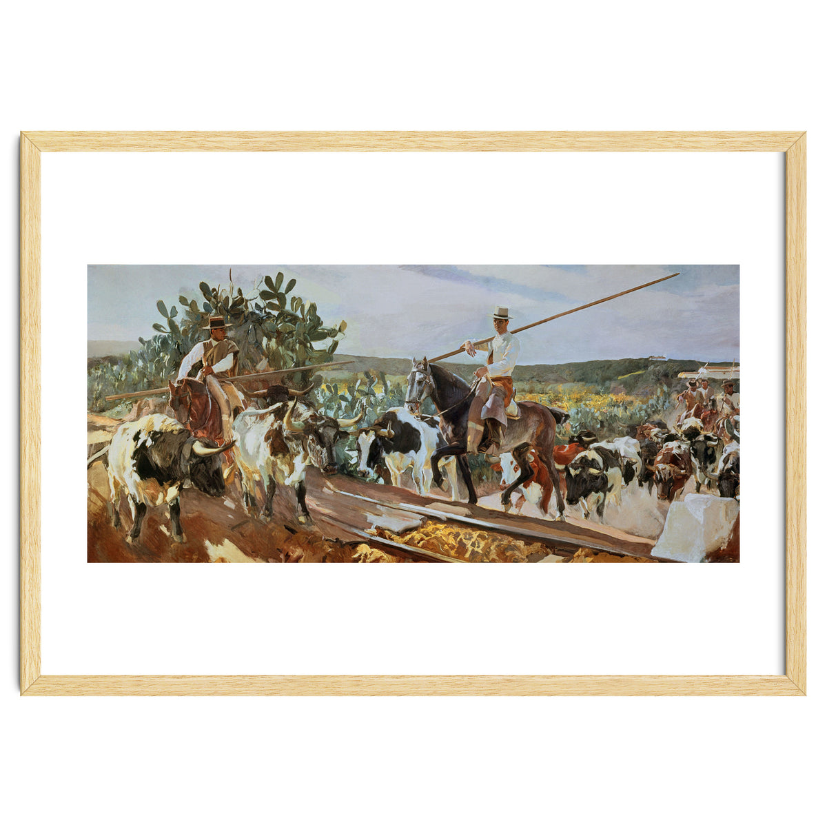 'Andalusia, The Round Up', 1914, Oil on canvas, 358 x 766,5 cm.