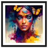 Butterfly Crown Hindu Portrait thumbnail