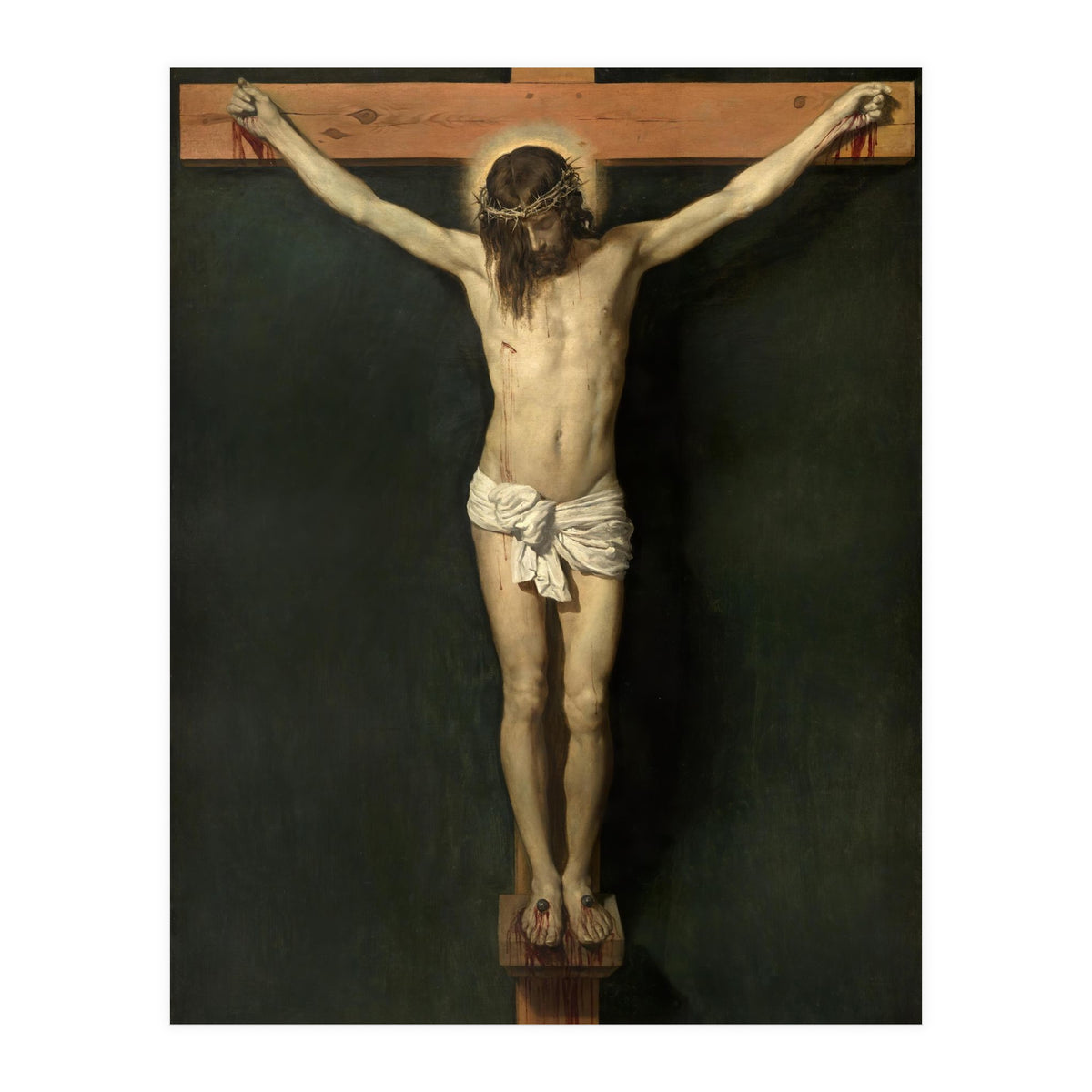 Diego Rodríguez de Silva y Velázquez / 'Christ Crucified', ca.  1632, Spanish School. (Print Only)