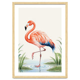 Flamingo Watercolor Illustration thumbnail