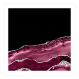 Burgundy & Silver Agate Texture 03 (Print Only) thumbnail