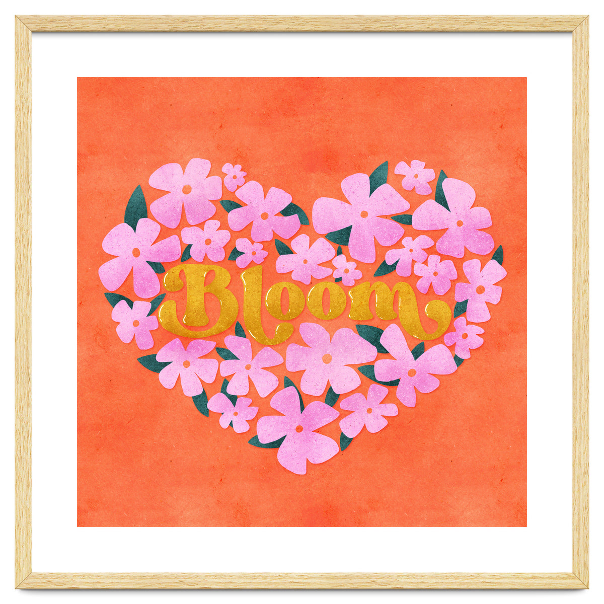 Bloom Floral Heart