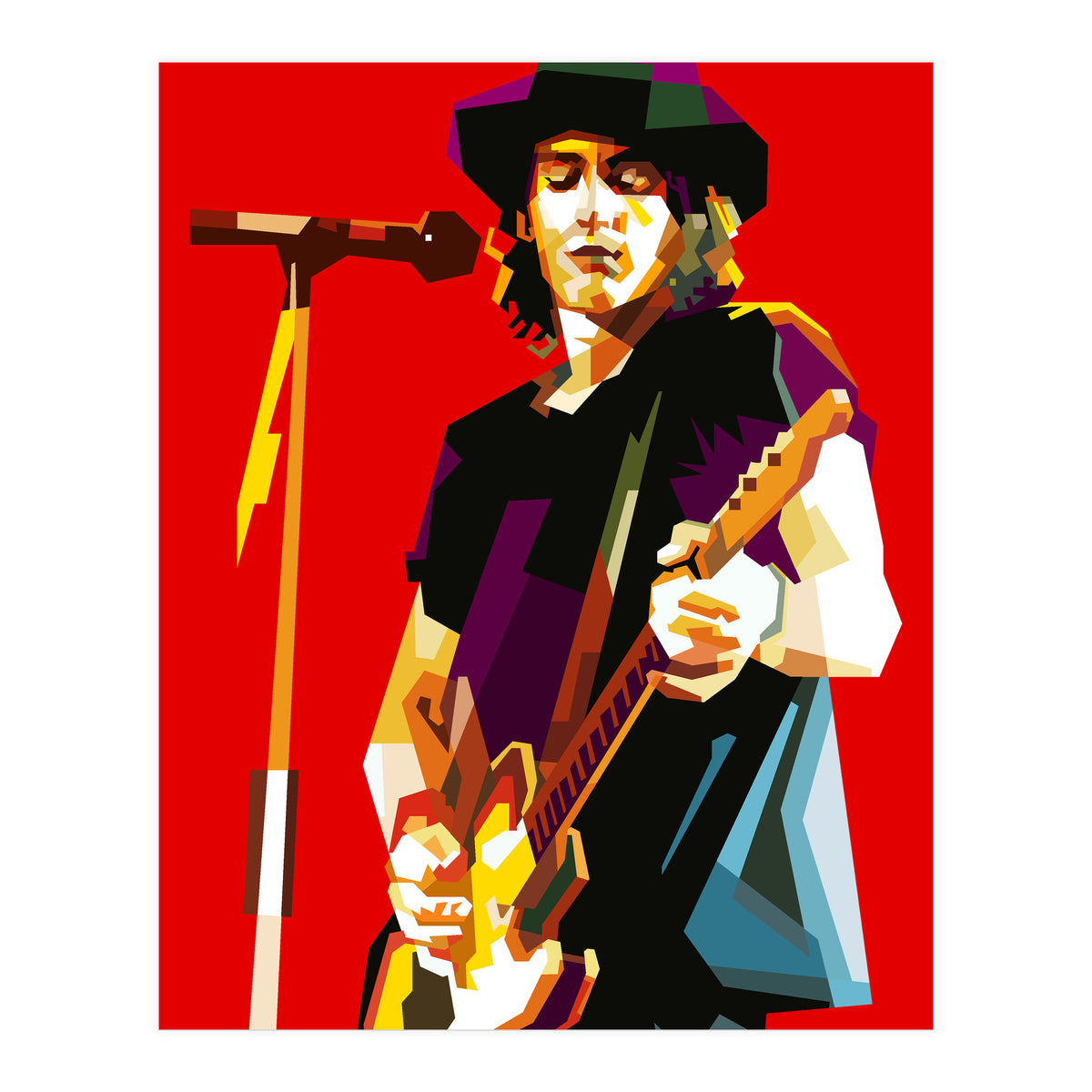 Izzy Stradlin Pop Art WPAP Trending Now (Print Only)