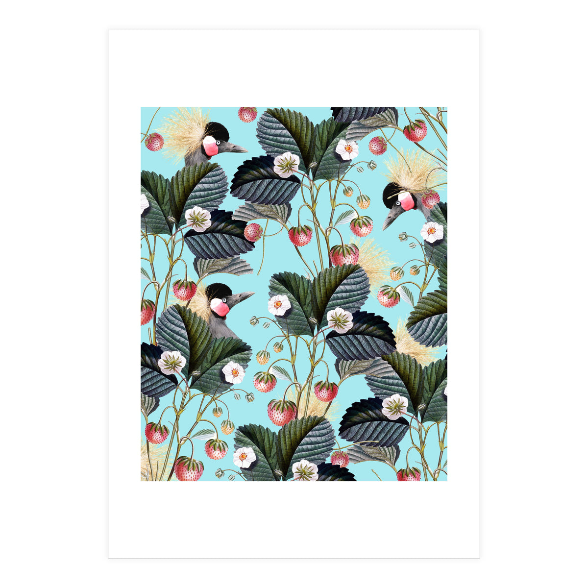 Strawberry Brush Hide Out (Print Only)