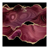 Burgundy & Gold Glitter Agate Texture 03  (Print Only) thumbnail