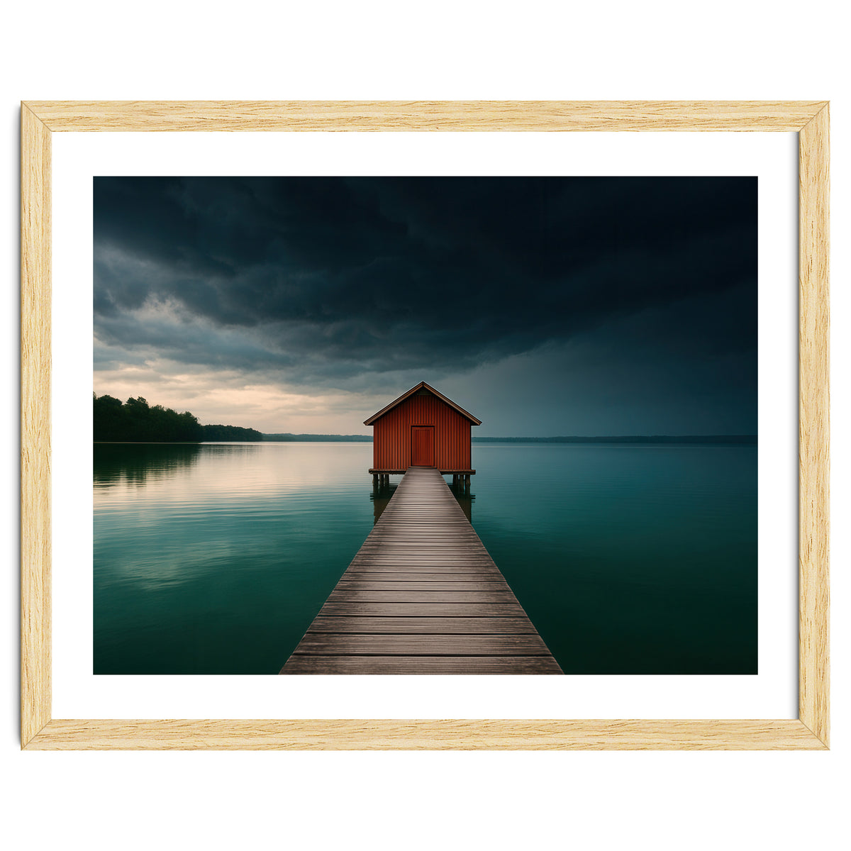 Moody Boathouse Photography Lake House