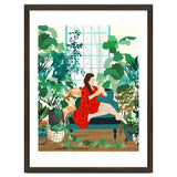 Introspection, Urban Jungle Bohemian Decor Plants, Self Care Plant Lady, Self Love Retrospection Analyse Positivity Mindset Fashion thumbnail