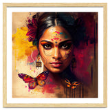Golden Butterfly Hindu Portrait thumbnail