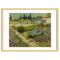 Vincent van Gogh – Garden at Arles | Vibrant Post-Impressionist Wall Art