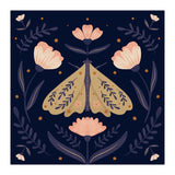 Moth And Flowers  (Print Only) thumbnail