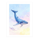Flying Whale in the Clouds (Print Only) thumbnail