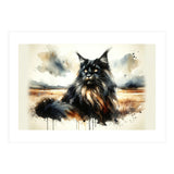 Mystical Black Cat In The Wild (Print Only) thumbnail