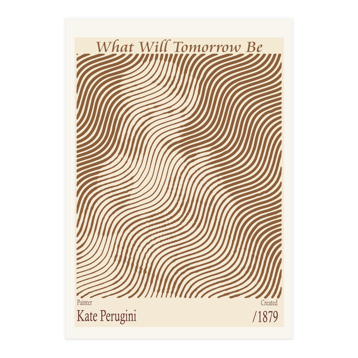 What Will Tomorrow Be – Kate Perugini (1879) (Print Only)