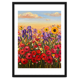 Vibrant Wildflower Field Oil Painting thumbnail