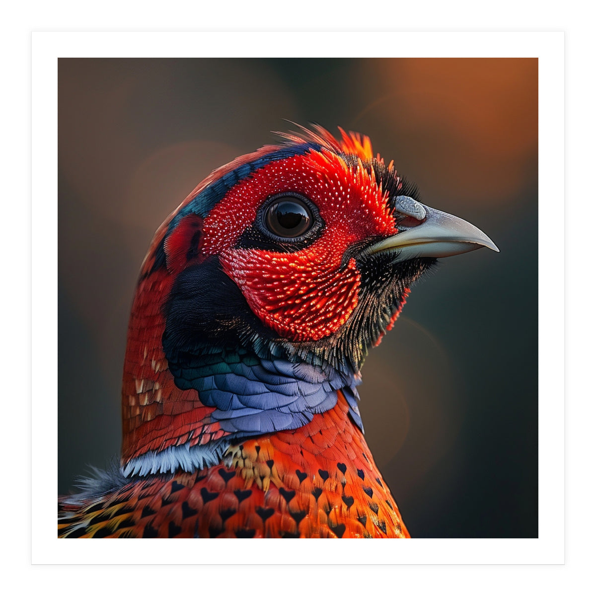 Close Up Pheasant Bird  (Print Only)