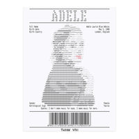 Receipt Art Adele (Print Only)