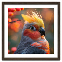 Close Up Portrait Of A Cockatiel Bird