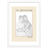 Two Venetian Women – Eugene de Blaas (ascii art) thumbnail
