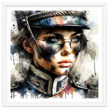 Watercolor Napoleonic Soldier Woman #5 thumbnail