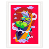 Knight Frog Pop Art Illustration thumbnail