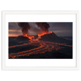 Volcanic Fury: Erupting Mountain Landscape thumbnail
