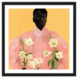 Girl Holding Flowers 2 thumbnail