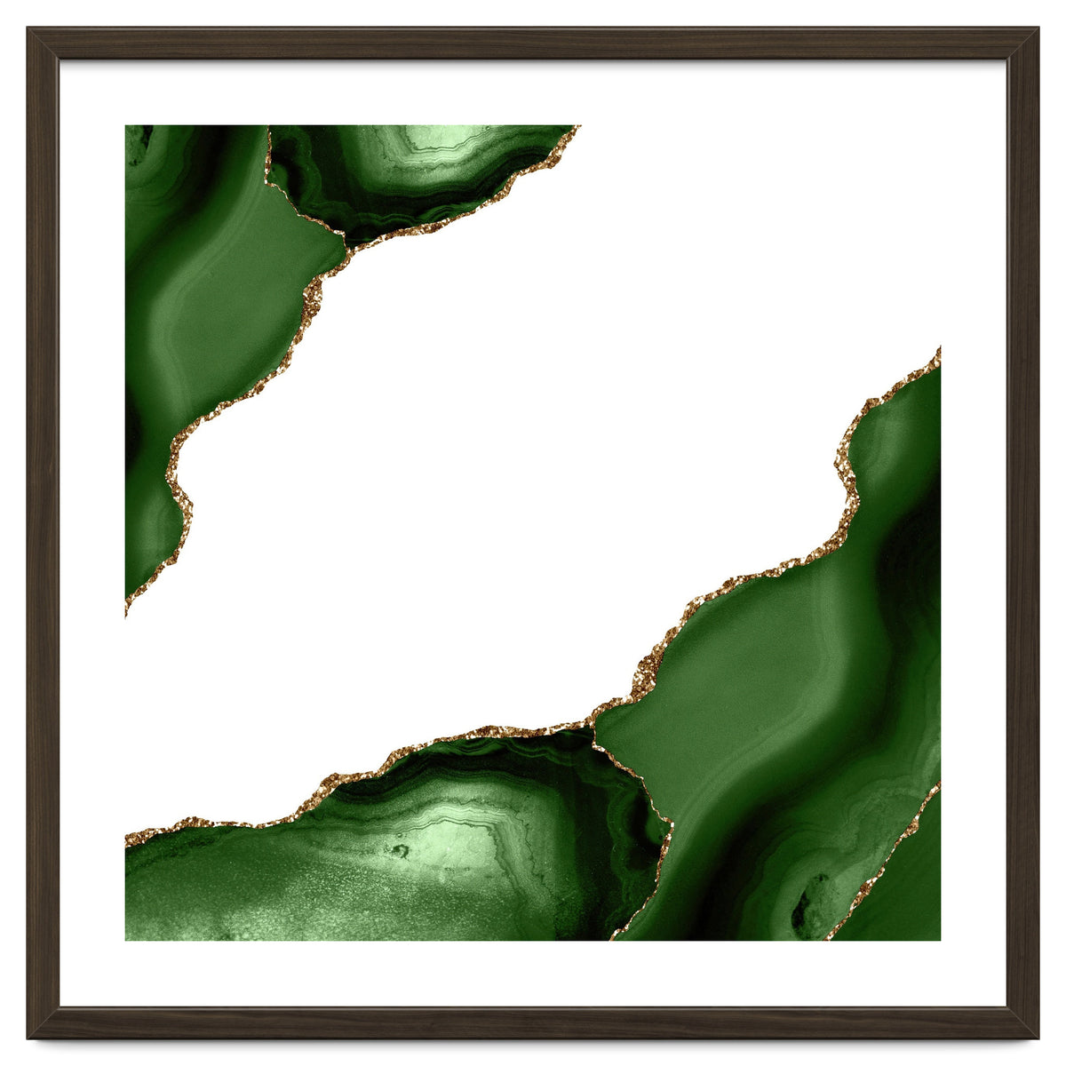 Green & Gold Agate Texture 22