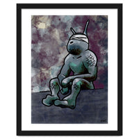 Sitting Sluggy (Lwuba 049 Meku Sitting Watercolor)