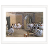 The Dance Foyer at the Opera on the rue Le Peletier, 1872 - 32x46 cm - oil on canvas. thumbnail