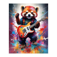 Red Panda Plays Guitar Music (Print Only)