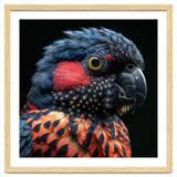 Close Up Portrait Of A Colorful Exotic Parrot thumbnail