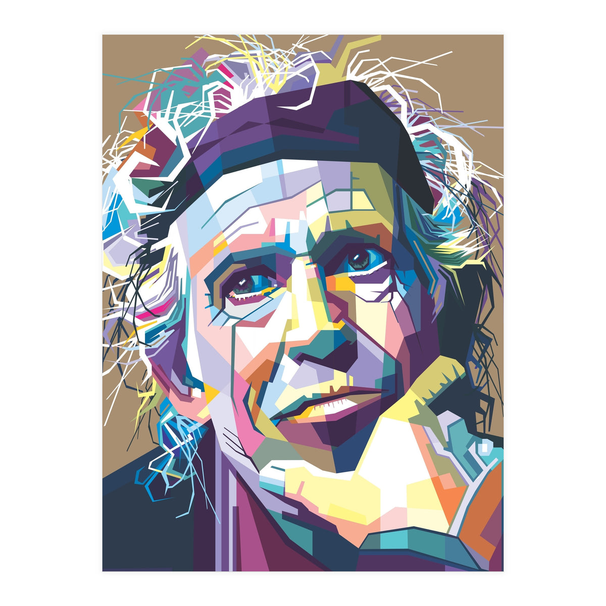 K Richards Pop Art WPAP (Print Only)
