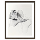 Abstract Black And White Flowing Lines Art thumbnail