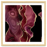 Burgundy & Gold Glitter Agate Texture 01 thumbnail