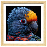 Close Up Vibrant Parrot Eye thumbnail
