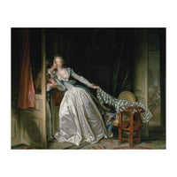 Jean-Honoré Fragonard – The Stolen Kiss | Elegant Rococo Romance & Secret Intimacy (Print Only)